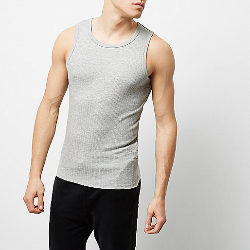 river island travel bag,jacques-vertuk Sale Shoes Grey ribbed slim fit tank T-Shirts / Tanks Sale men