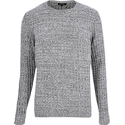 jacques-vertuk Grey ribbed sweater 297661 men Jumpers / Cardigans