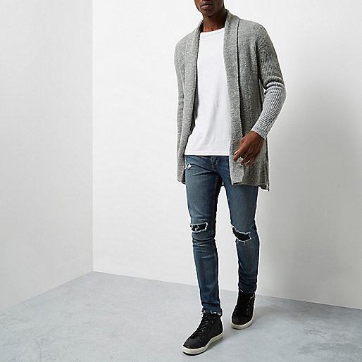 river island denim jacket sale,jacques-vertuk Old Stock Dresses Grey ribbed wool blend cardigan Sweaters / Cardigans Sale men