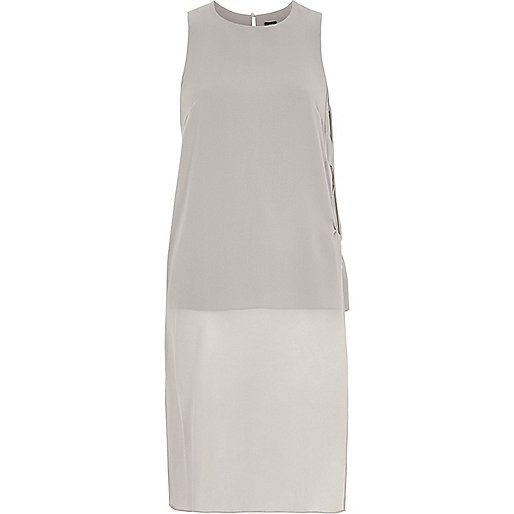 river island mini bag,jacques-vertuk UK Sale Grey ring side longline sleeveless top women 708968