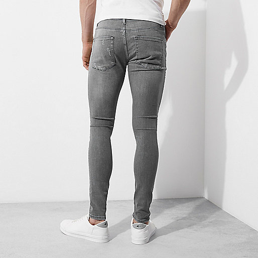 river island silver shoes,jacques-vertuk Ireland Grey ripped Ollie super skinny spray on jeans men 301423