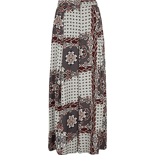 river island weekend bag very,jacques-vertuk Jackets Grey scarf print wide leg pants Wide Leg Pants Pants women