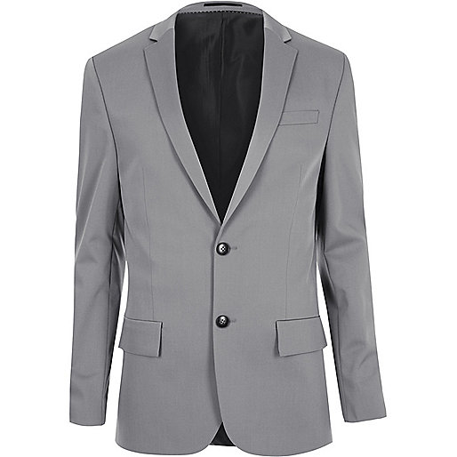 jacques-vertuk Grey skinny suit jacket 291676 men Suits