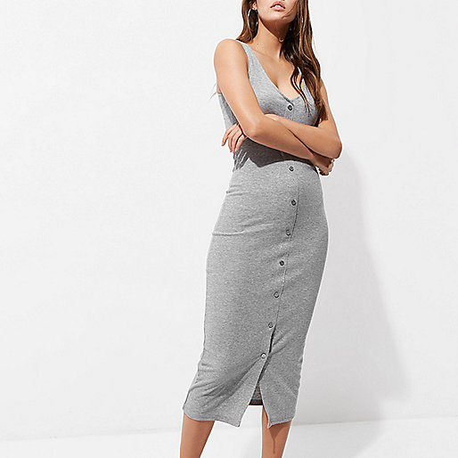 river island skinny flare jeans,jacques-vertuk UK Grey sleeveless ribbed button-up maxi dress women 708045