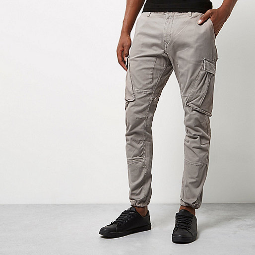 jacques-vertuk Grey slim fit cargo pants 297782 men Trousers