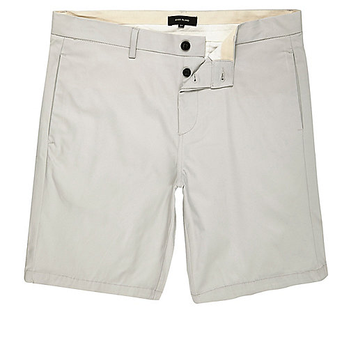 jacques-vertuk Grey slim fit chino shorts 292383 men Shorts