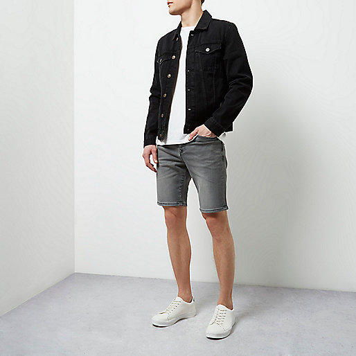 river island winter dresses,jacques-vertuk Online Shop Sweden Grey slim fit denim shorts Shorts Sale men