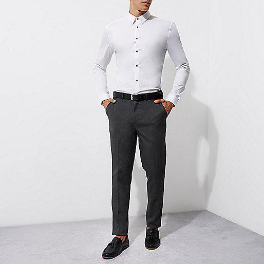 river island sandals asos,jacques-vertuk Dresses Australia Grey slim fit smart pants Smart Pants Pants men