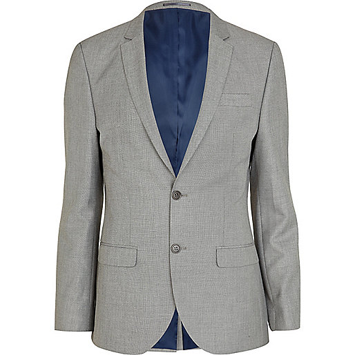 jacques-vertuk Grey slim suit jacket 265354 men Suits