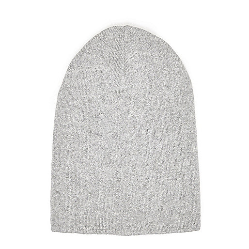 jacques-vertuk Grey slouchy beanie hat 292454 men Accessories Hats