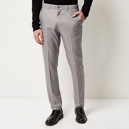 jacques-vertuk Grey smart slim pants 289438 men Trousers