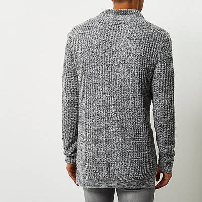 river island plus size tops,jacques-vertuk London Grey soft foldback cardigan men 298694