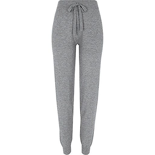 river island khaki bag,The jacques-vertuk Grey stripe detail knitted joggers Joggers Pants women