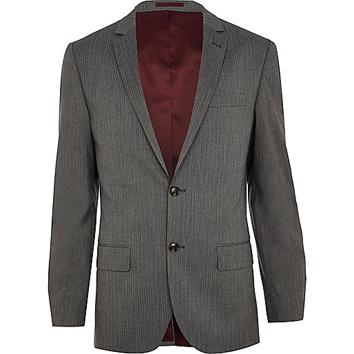 river island floral frill dress,jacques-vertuk Shop Grey stripe slim suit jacket men 278320