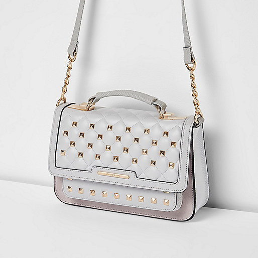 red river island shoes,Next jacques-vertuk Grey studded mini cross body chain bag Satchels Bags / Purses women