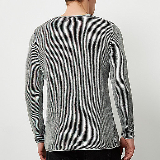 river island skater dress,jacques-vertuk Online Grey textured long sleeve top men 300728