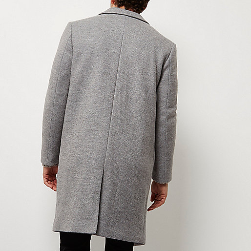 river island wrap coat,jacques-vertuk UK Sale Grey textured wool blend overcoat men 297036