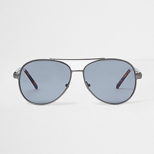 jacques-vertuk Grey tone tortoiseshell aviator sunglasses 298642 men Sunglasses Aviator Sunglasses