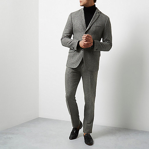 backless dress river island,jacques-vertuk Shop Grey Vito textured tux pants men 297903