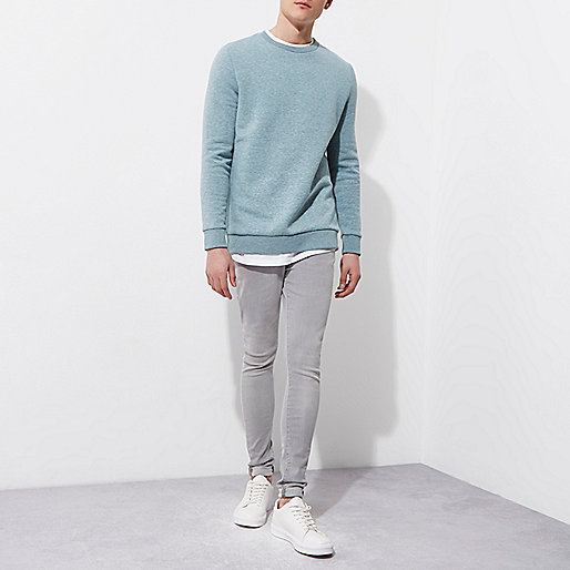 dressy white tops river island,jacques-vertuk UK Sale Grey wash Ollie spray on super skinny jeans men 299807