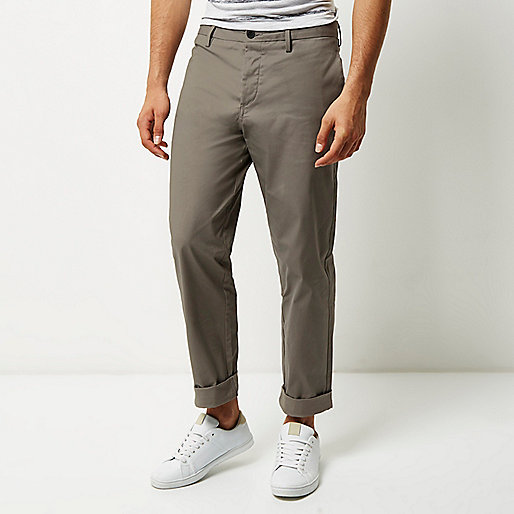 jacques-vertuk Grey wide leg pants 294898 men Trousers