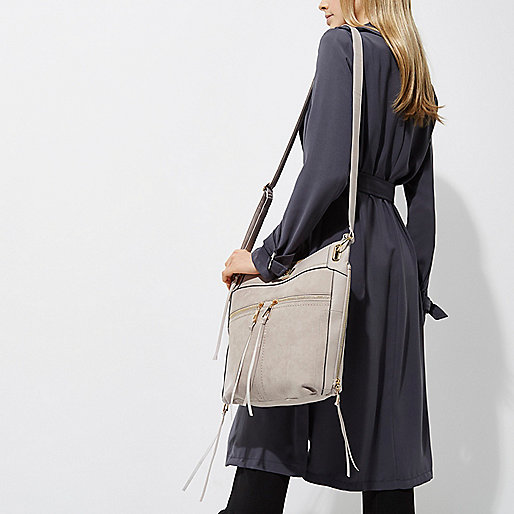 river island black shearling jacket,jacques-vertuk In Euro Grey zip front cross body messenger bag Shoulder Bags Bags / Purses women