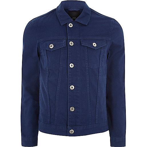 jacques-vertuk Indigo blue denim jacket 302317 men Coats / Jackets Jackets