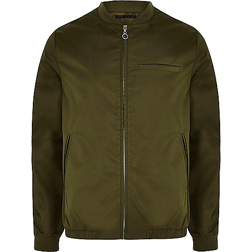 jacques-vertuk Khaki green Bellfield shine bomber jacket 300888 men Coats / Jackets