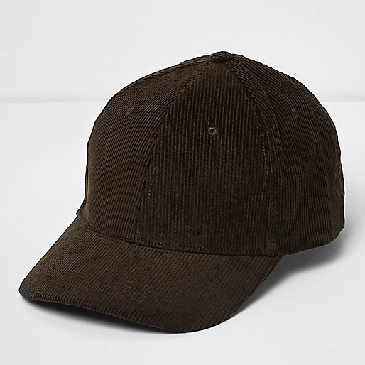 jacques-vertuk Khaki green corduroy cap 300558 men Accessories