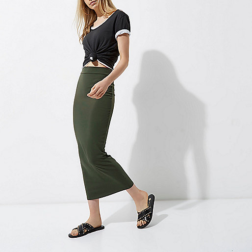 river island kaftan dress,jacques-vertuk Island Khaki green jersey maxi skirt Maxi Skirts Skirts women