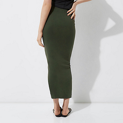 river island ladies shoes,jacques-vertuk London Khaki green jersey maxi skirt women 702414