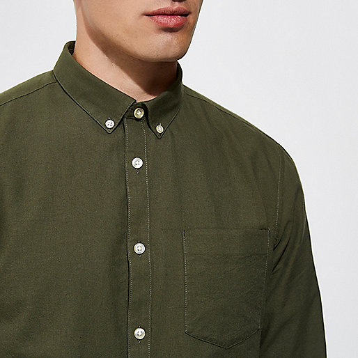 river island pink blouse sale,jacques-vertuk New Store Openings Khaki green long sleeve Oxford shirt Long Sleeve Shirts Shirts men