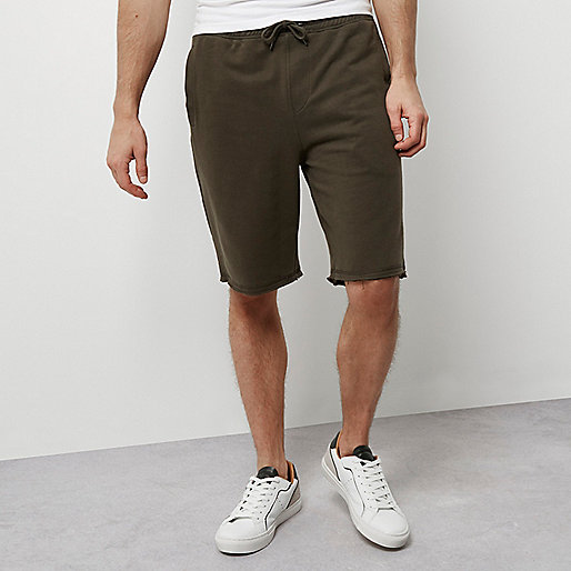 river island mary jane shoes,R5Ver 5S3And Khaki green longer length jogger shorts Shorts Sale men