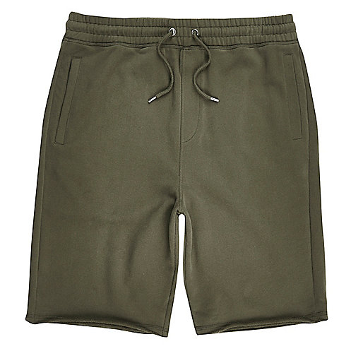 river island mary jane shoes,R5Ver 5S3And Khaki green longer length jogger shorts Shorts Sale men