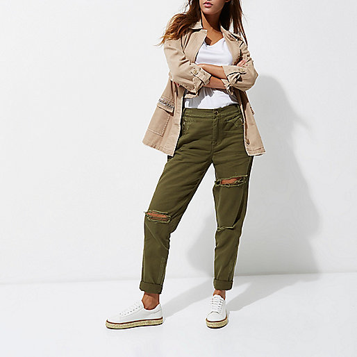 river island mini cross body bag,jacques-vertuk Trouser Suit Ladies Khaki green ripped tapered pants Pants Sale women