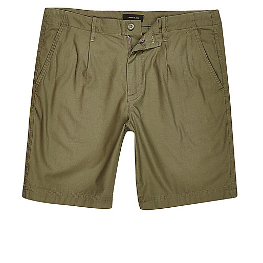 jacques-vertuk Khaki green slim fit shorts 300182 men Shorts