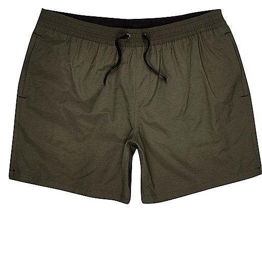 river island trench,jacques-vertuk Shoes Online Khaki green swim trunks Swim Trunks Shorts men