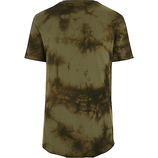 river island wide leg trousers,jacques-vertuk Outlet Sale Khaki green tie dye slim fit T-shirt T-shirts T-Shirts / Tanks men