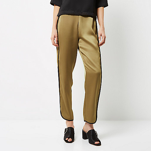 black mules river island,jacques-vertuk Trousers Sale Khaki soft jogger pants Pants Sale women