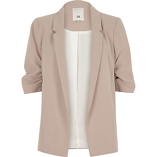 jacques-vertuk Light beige popper side blazer 705931 women Coats / Jackets