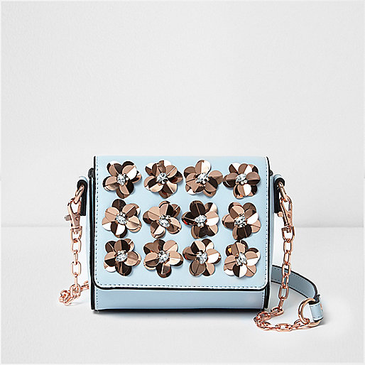 river island trench coat asos,jacques-vertuk UK Sale Light blue 3D flower cross body chain bag women 705824