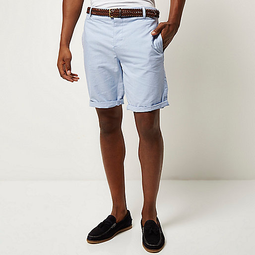 river island mens boots sale,Summer Clothes jacques-vertuk Light blue belted chino shorts Shorts Sale men