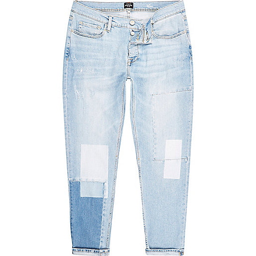 jacques-vertuk Light blue bleach Jimmy slim tapered jeans 294386 men Jeans