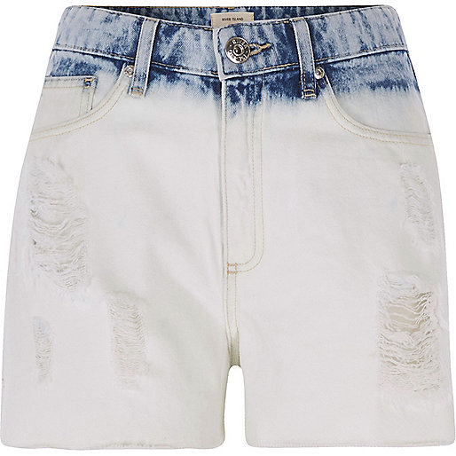 river island sale mens suits,jacques-vertuk Outlet Light blue bleached high waisted denim shorts women 700216