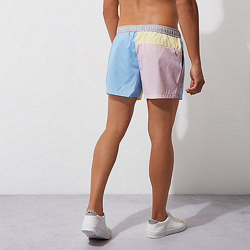 white cross body bag river island,jacques-vertuk Girls Light blue block color swim trunks Shorts Sale men