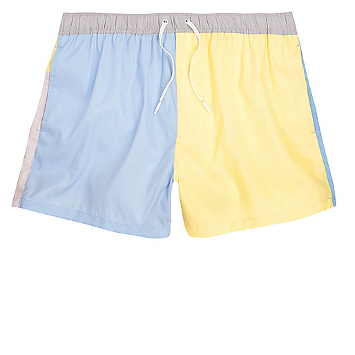 white cross body bag river island,jacques-vertuk Girls Light blue block color swim trunks Shorts Sale men