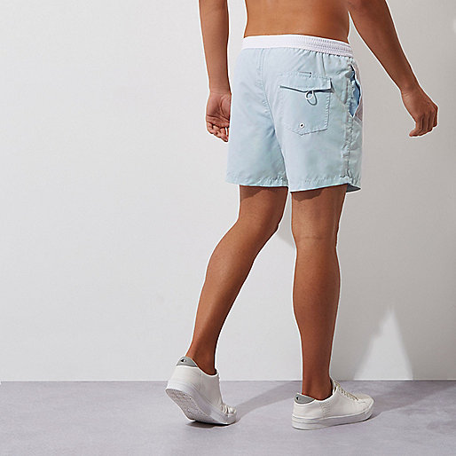 river island snug boots,jacques-vertuk Online Light blue block stripe swim trunks men 302510