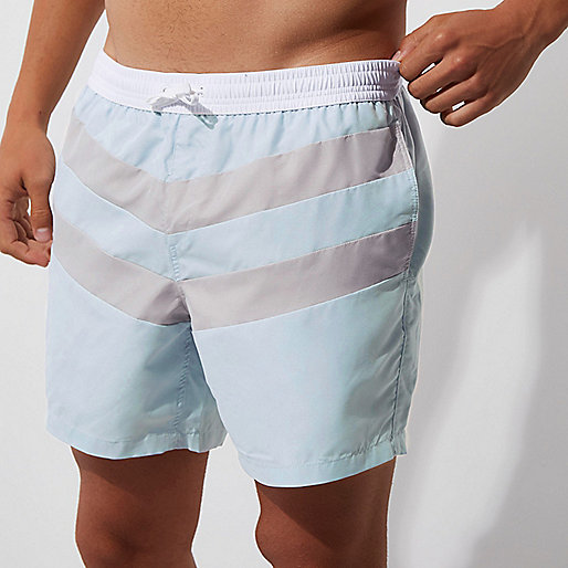 river island snug boots,jacques-vertuk Online Light blue block stripe swim trunks men 302510