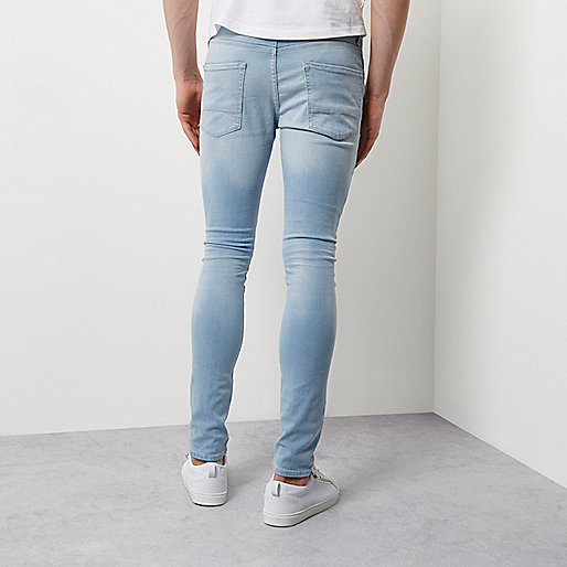 cargos river island,jacques-vertuk Ireland Light blue Danny super skinny jeans men 299177