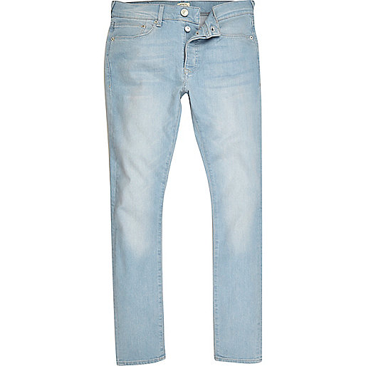 cargos river island,jacques-vertuk Ireland Light blue Danny super skinny jeans men 299177